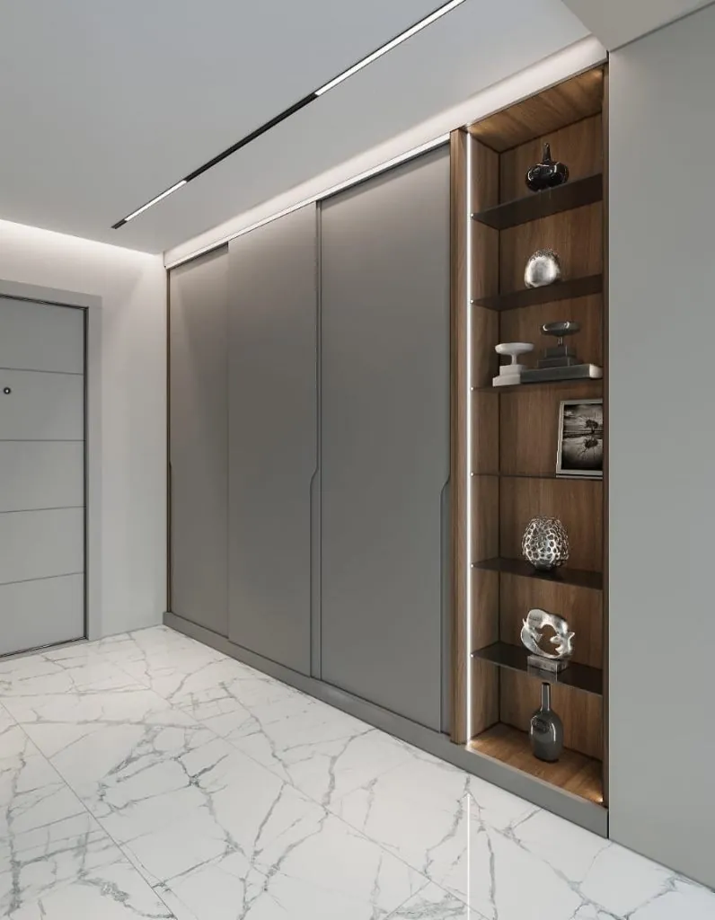 Mobilier compact pentru hol